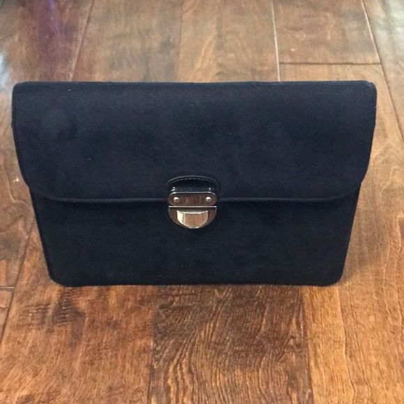 Express faux leather/faux suede clutch! NWT!
